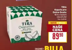 Billa TIRA Kapsle pro Dolce Gusto 16 ks v balení nabídka
