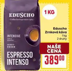 Billa Eduscho Zrnková káva 1kg nabídka