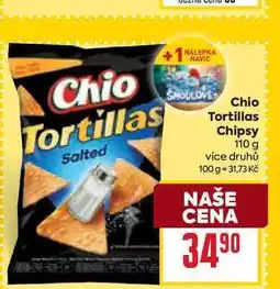 Billa Chio Tortillas Chipsy 110 g nabídka