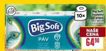 Billa Big Soft Toaletní papír 10 rolí nabídka