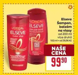 Billa Elseve Šampon, balzám na vlasy od 200 ml nabídka