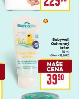 Billa Babywell Ochranný krém 75 ml nabídka