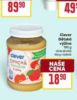 Billa Clever Dětská výživa 190 g nabídka