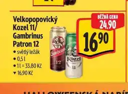 Albert Gambrinus Patron 12 0,5 l nabídka
