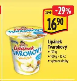 Albert Lipánek Tvarohový 130 g nabídka