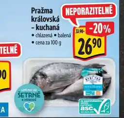 Albert Pražma královská - kuchaná 100 g nabídka