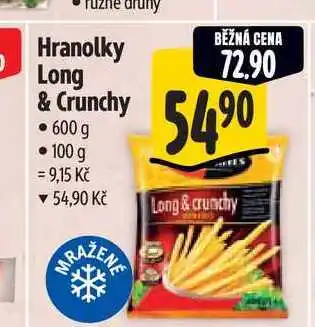 Albert Hranolky Long & Crunchy 600 g nabídka