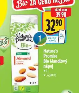 Albert Nature's Promise Bio Mandlový nápoj 1 l nabídka