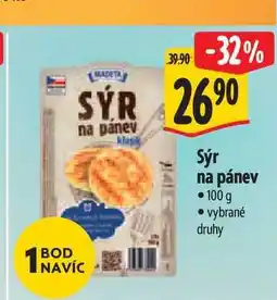 Albert Sýr na pánev 100 g nabídka