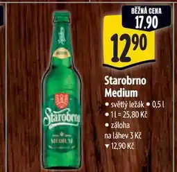 Albert Starobrno Medium 0,5 l nabídka