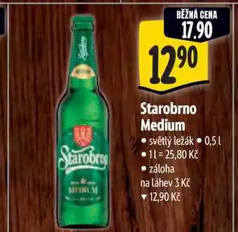 Albert Starobrno Medium 0,5 l nabídka