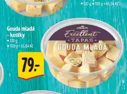Albert Gouda mladá - kostky 120 g nabídka
