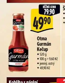 Albert Otma Gurmán Kečup 520 g nabídka