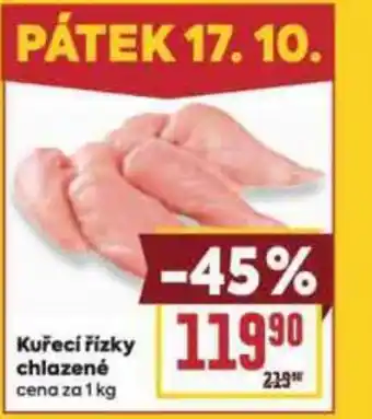 Billa Kuřecí řízky chlazené nabídka