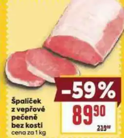 Billa Špalíček z vepřové pečeně bez kosti nabídka