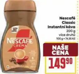 Billa Nescafé Classic Instantni κάνα nabídka