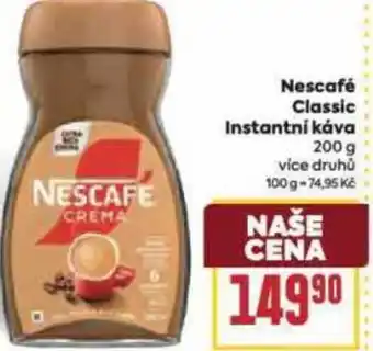 Billa Nescafé Classic Instantni κάνα nabídka