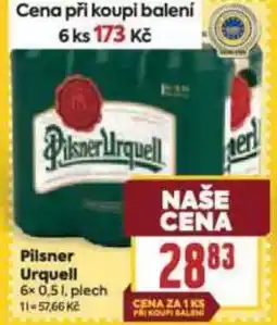 Billa Pilsner Urquell nabídka