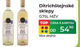 Tamda Foods Ditrichštejnské sklepy nabídka