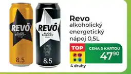 Tamda Foods Revo alkoholický energetický nápoj nabídka