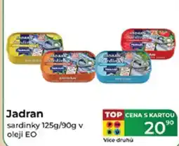 Tamda Foods Jadran sardinky oleji EO nabídka