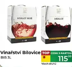 Tamda Foods Vinařství Bílovice BIB nabídka