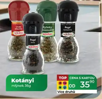 Tamda Foods Kotányi mlýnek nabídka