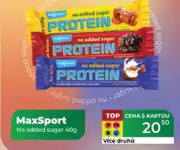 Tamda Foods MaxSport No added sugar nabídka
