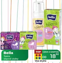 Tamda Foods Bella Teens slipové vložky nabídka