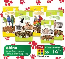 Tamda Foods Akinu kompletní menu krmivo nabídka