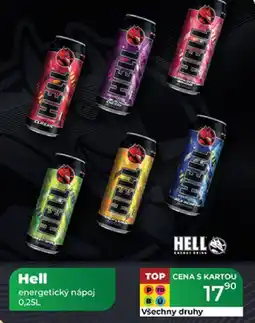 Tamda Foods Hell energetický nápoj nabídka