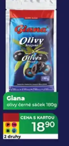 Tamda Foods Giana olivy černé sáček nabídka