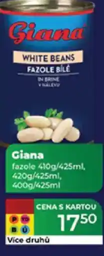 Tamda Foods Giana fazole nabídka