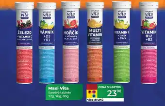 Tamda Foods Maxi Vita šumivé tablety nabídka