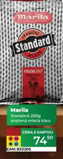 Tamda Foods Marila Standard pražená mletá káva nabídka
