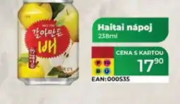 Tamda Foods Haitai nápoj nabídka