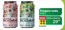 Tamda Foods Pragers soda nabídka