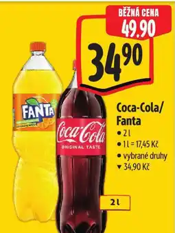 Albert Coca-Cola/ Fanta nabídka