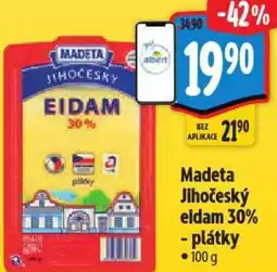 Albert Madeta Jihočeský eidam 30% - plátky nabídka
