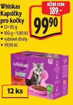 Albert Whiskas Kapsičky pro kočky nabídka