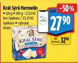 Albert Král Sýrů Hermelín nabídka