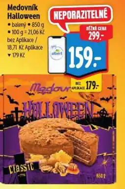 Albert Medovník Halloween nabídka