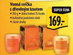 Albert Vonná svíčka s dřevěným knotem nabídka