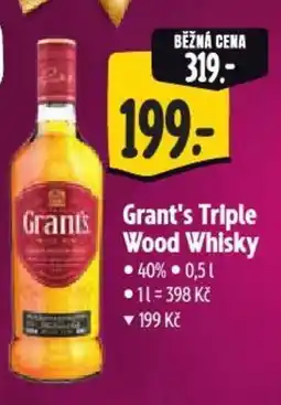 Albert Grant's Triple Wood Whisky nabídka