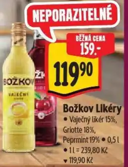 Albert Božkov Likéry nabídka