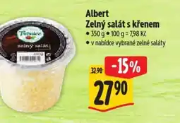 Albert Albert Zelný salát s křenem nabídka