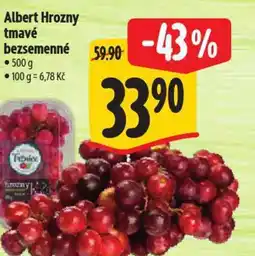 Albert Albert Hrozny tmavé bezsemenné nabídka