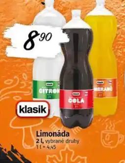Coop Limonáda nabídka