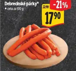 Albert Debrecínské párky nabídka