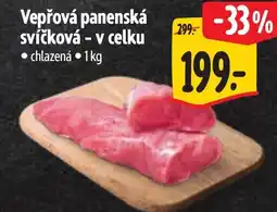 Albert Vepřová panenská svíčková - v celku nabídka